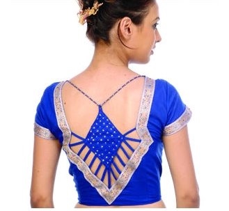 Backside Blouse Designs For Saree 1