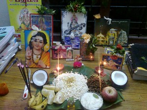 Saraswathi_and_Ayudha_pooja_worship