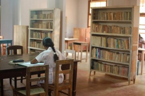 Library at Uduvil Girls' School, Jaffna